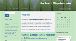 Desktop Screenshot of hawthorne2bilingual.com